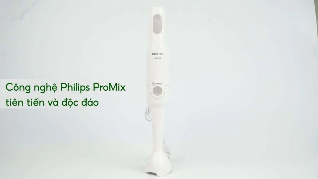Máy xay sinh tố cầm tay PHILIPS HR2531_00_Trắng Công nghệ Philips ProMix tiên tiến và độc đáo