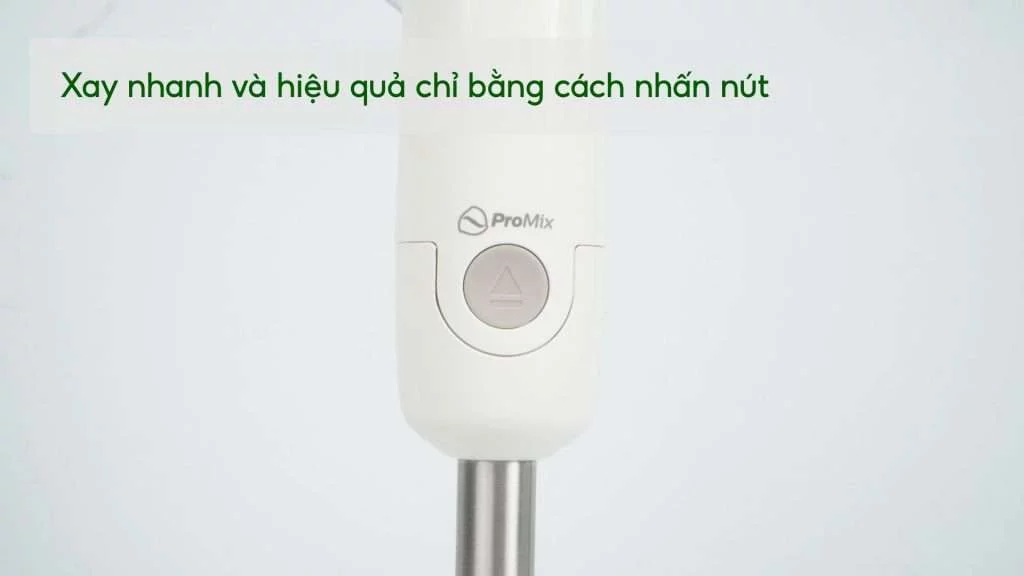 Máy xay sinh tố cầm tay PHILIPS HR2534_00_Trắng Xay nhanh và hiệu quả chỉ bằng cách nhấn nút