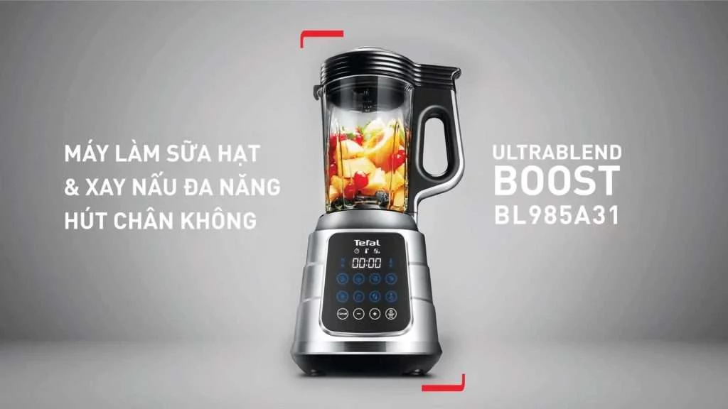 Máy xay sinh tố làm sữa hạt sinh tố Tefal (BL985A31) - Nhiều chức năng xay nấu đa năng