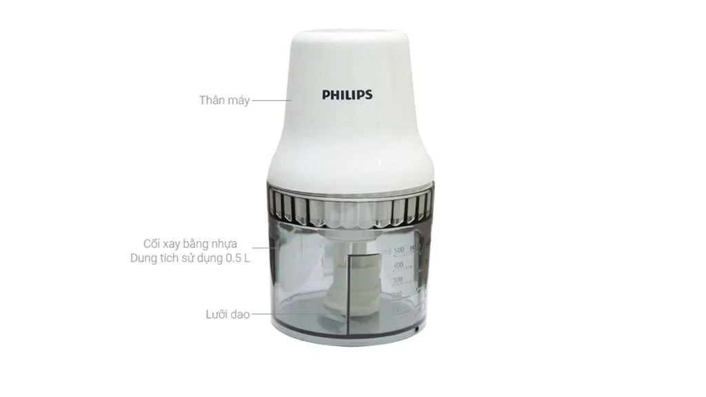 Máy xay thịt Philips HR1393_00 - Kích thước