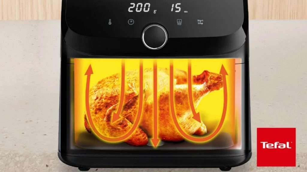 Nồi Chiên Không Dầu Tefal EasyFry Mega 7.5L (EY8558E0) - Công nghệ Extra-Crisp