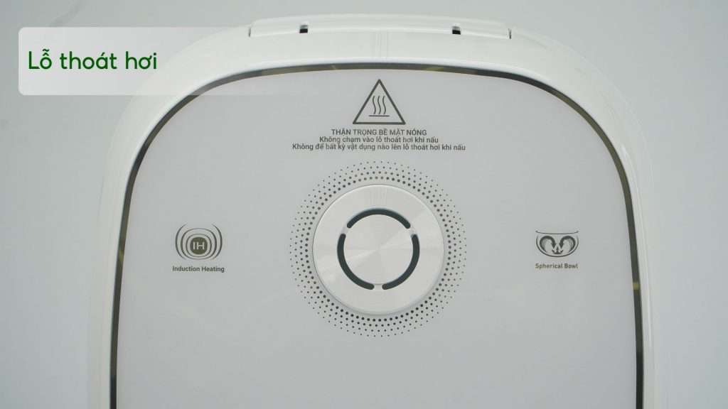 Nồi Cơm Điện Tử Cao Tần Tefal Rice Master RK8131Y0 1.5L Lỗ thoát hơi