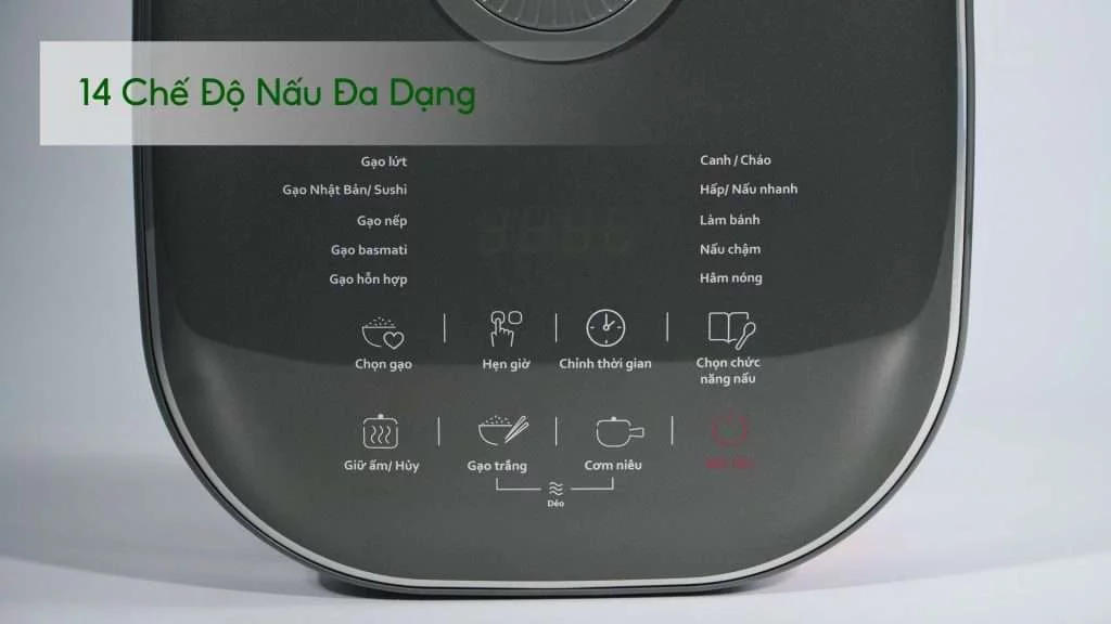Nồi Cơm Điện Tư Cao Tần Tefal Rice Master RK818A68 1.8L 14 Chế Độ Nấu Đa Dạng