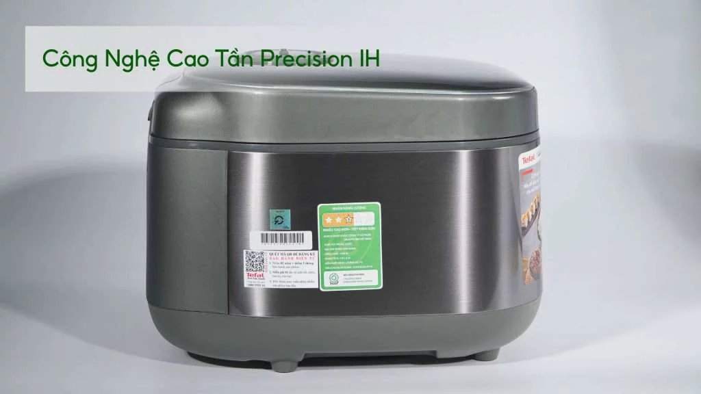 Nồi Cơm Điện Tư Cao Tần Tefal Rice Master RK818A68 1.8L Công Nghệ Cao Tần Precision IH