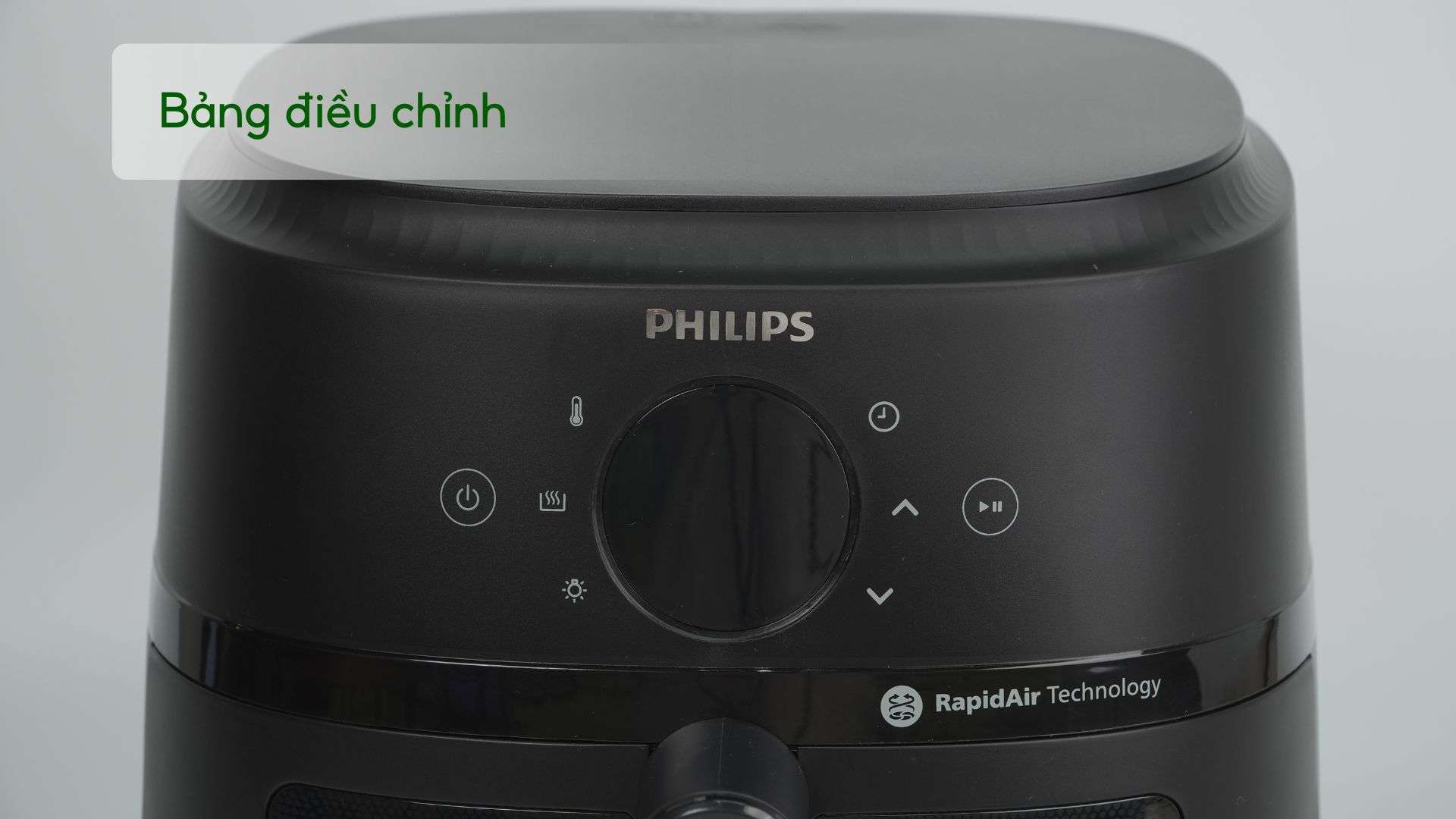 Nồi chiên không dầu PHILIPS NA230_00_Đen Bảng điều chỉnh