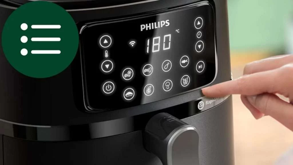 Nồi chiên không dầu Philips HD9285_90 - Điều khiển cảm ứng