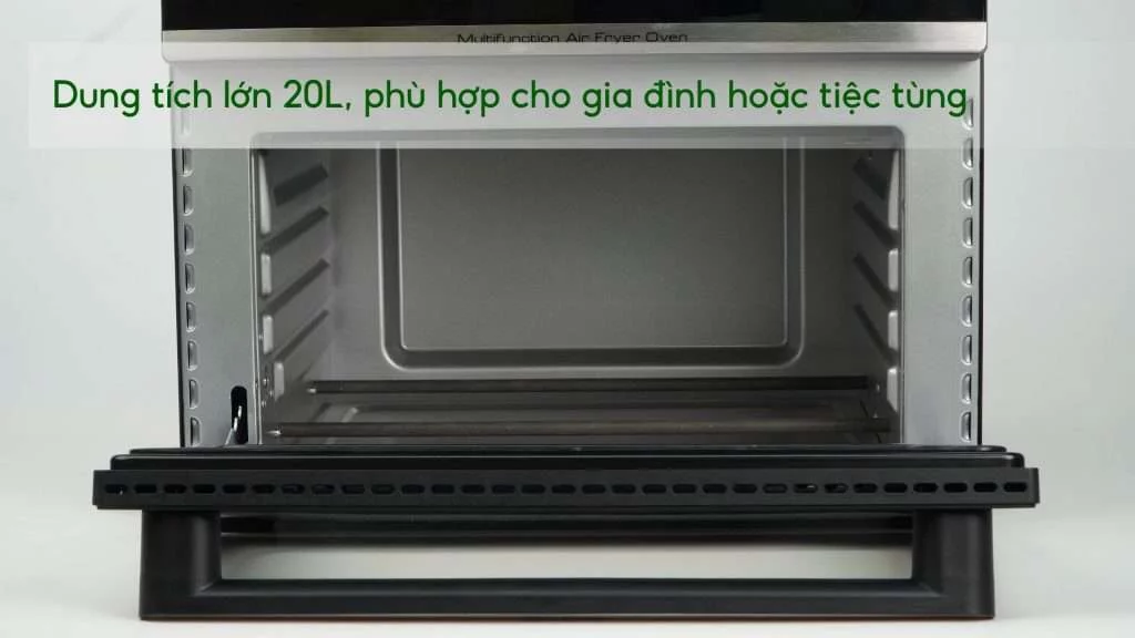 Nồi chiên không dầu kết hợp lò nướng Tefal 20L (FW6058KR) Dung tích lớn 20L, phù hợp cho gia đình hoặc tiệc tùng
