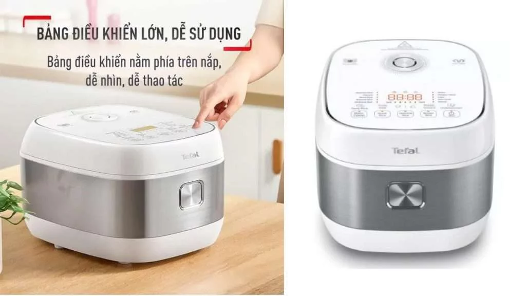 Nồi cơm điện tử cao tần Tefal 1.5L (RK8131Y0) - Lòng nồi niêu 6 lớp