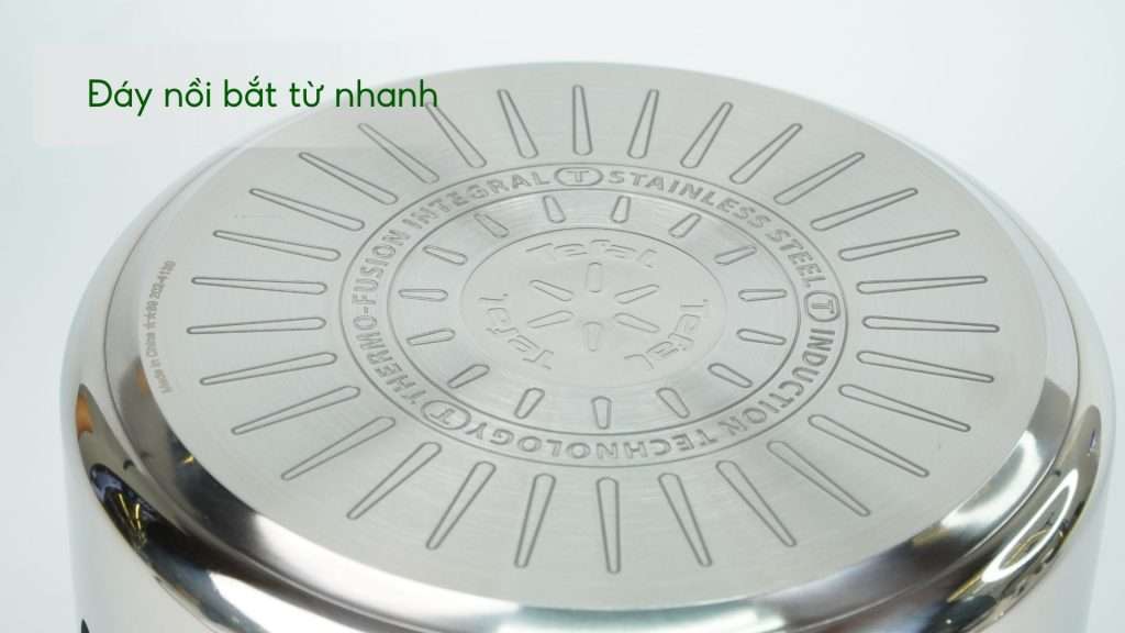 Nồi hấp Inox cao cấp 18_10 Tefal Couscous Primary E3089504, 24cm Đáy nồi bắt từ nhanh