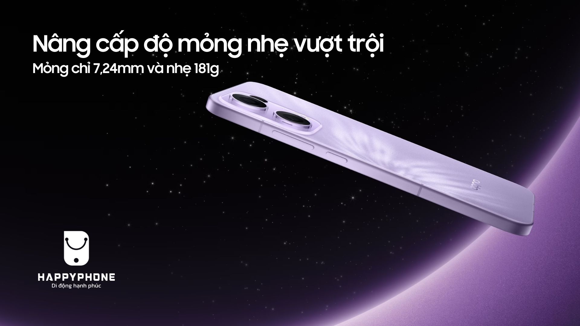 Oppo Reno13 có thiết kế siêu mỏng, nhẹ