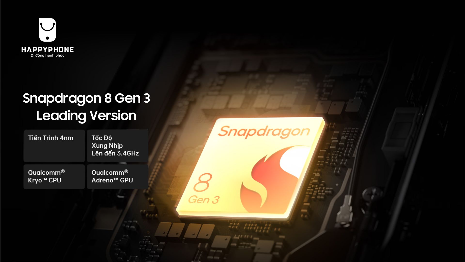 Pad 3 Pro trang bị chip Snapdragon 8 Gen 3 Leading Version