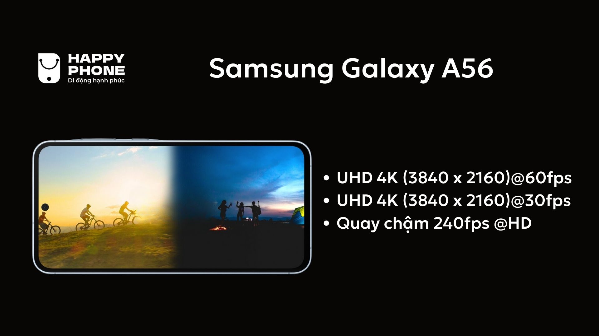 Quay video trên của Samsung Galaxy A56