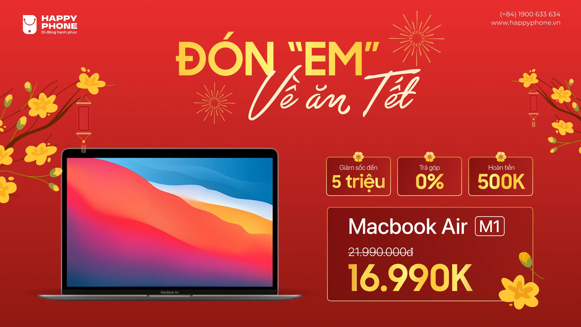 SALE MACBOOK AIR M1 – GIÁ GIẢM SÂU CÙNG SẮM TẾT