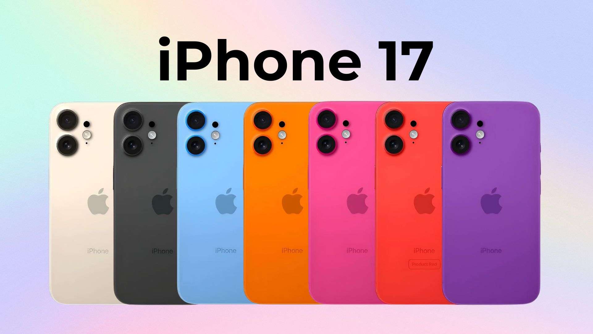 Thiết kế của iPhone 17 và iPhone 17 Plus