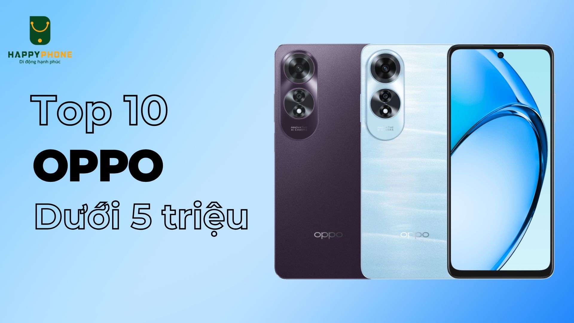 Top 10 điện thoại Oppo dưới 5 triệu trong năm 2025