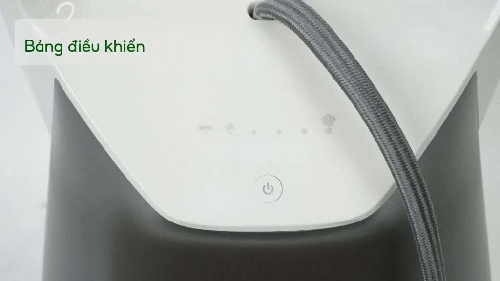 Bàn ủi hơi nước đứng Philips GC628_80_Xám Bảng điều khiển