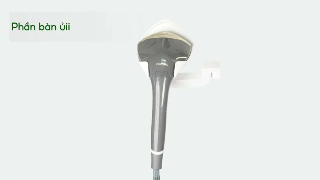 Bàn ủi hơi nước đứng Philips GC628_80_Xám phần bàn ủi