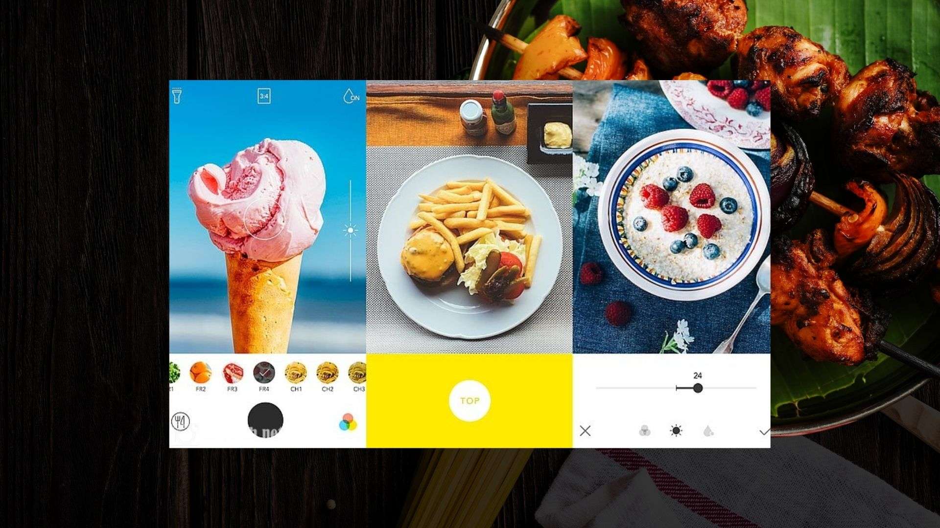 Lựa chọn được app chụp ảnh đồ ăn đẹp