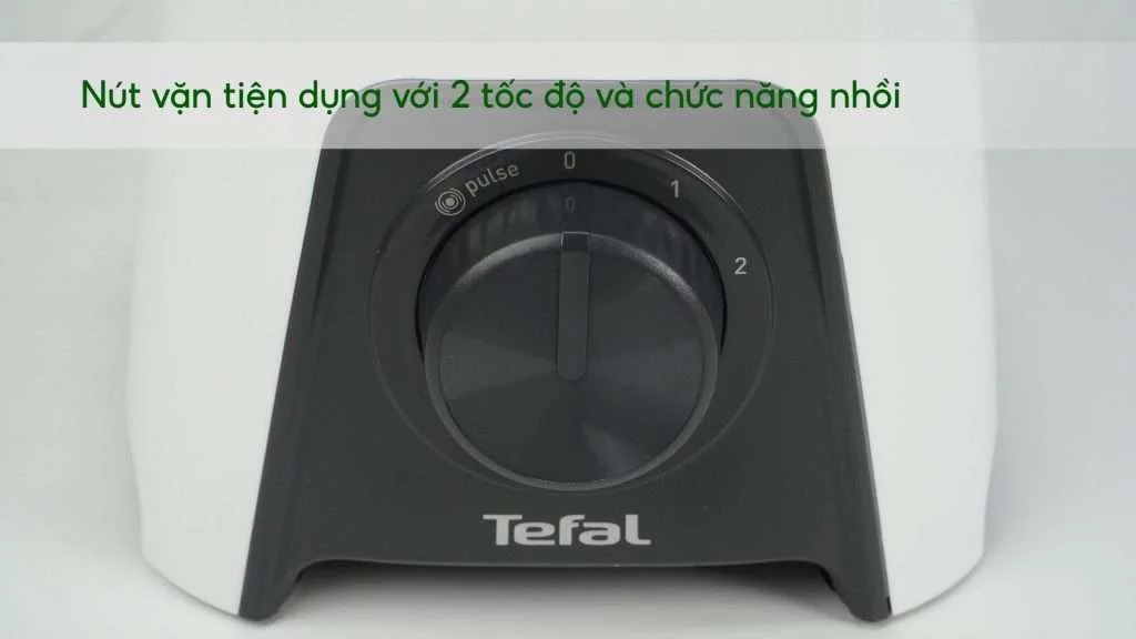 Máy Xay Sinh Tố Tefal Blendeo+ BL2C1166 450W Nút vặn tiện dụng với 2 tốc độ và chức năng nhồi