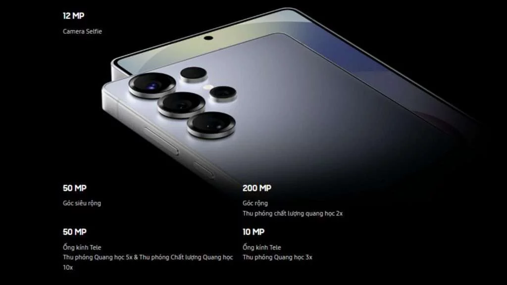 Thông số kỹ thuật Camera Galaxy S25 Ultra