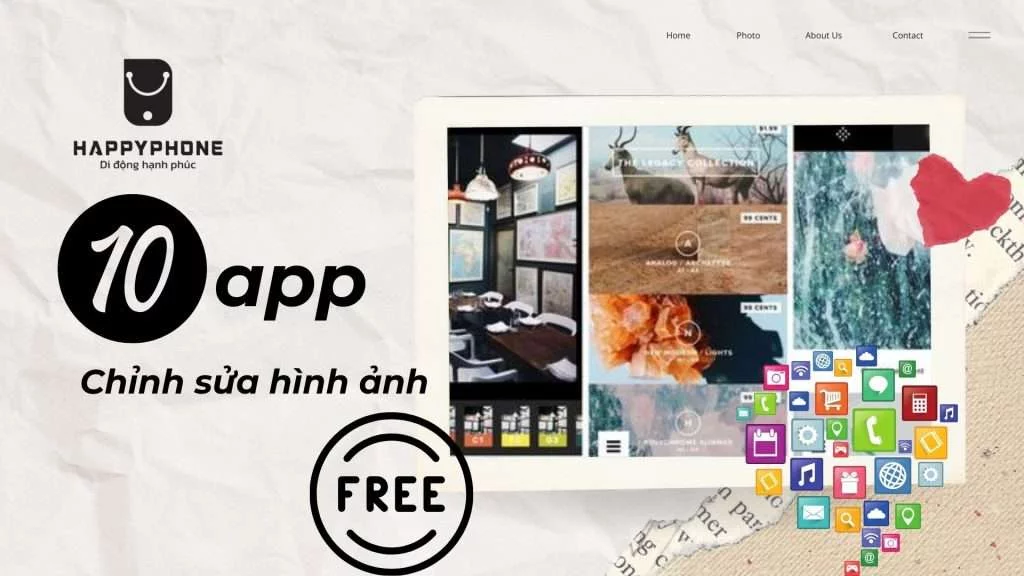 Top 10 app chỉnh sửa ảnh đẹp và miễn phí