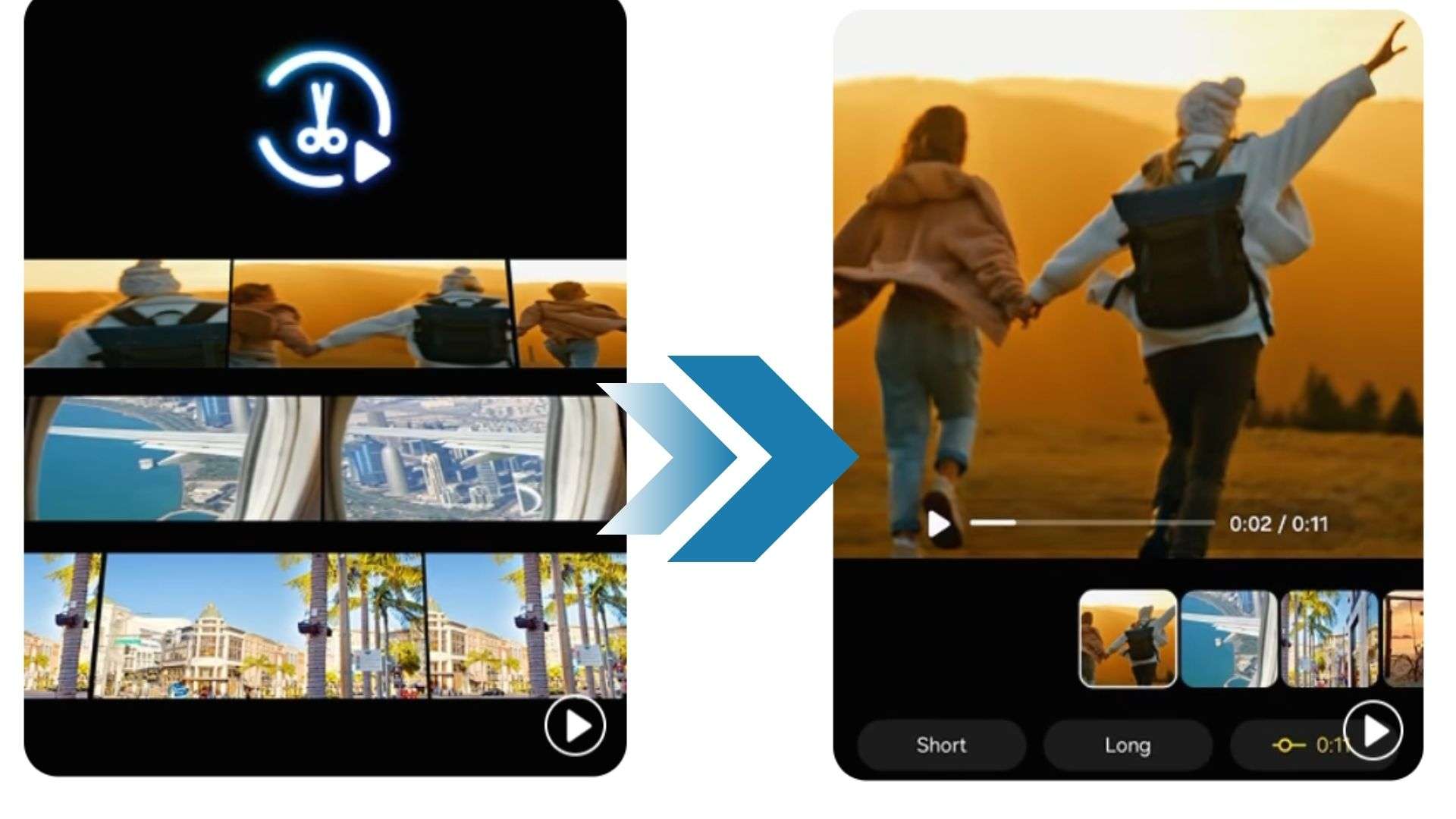 Auto Trim - Tạo video từ các ảnh nổi bật
