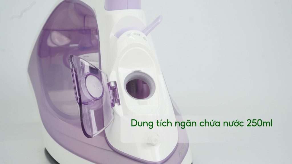 Bàn ủi hơi nước Philips DST1040_30 Tím Dung tích ngăn chứa nước 250ml