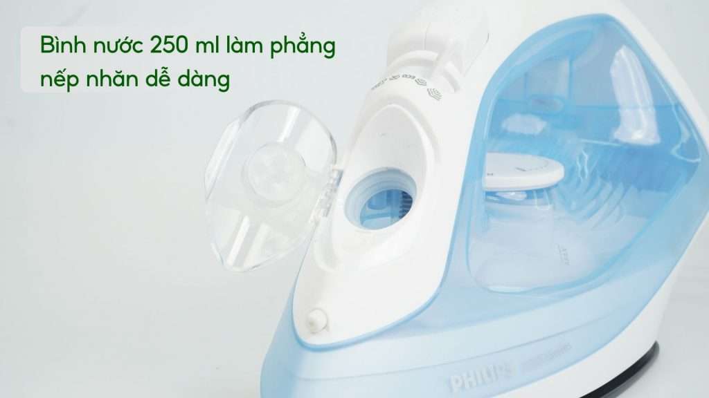 Bàn ủi hơi nước Philips DST2010_20 Xanh dương Bình nước 250 ml