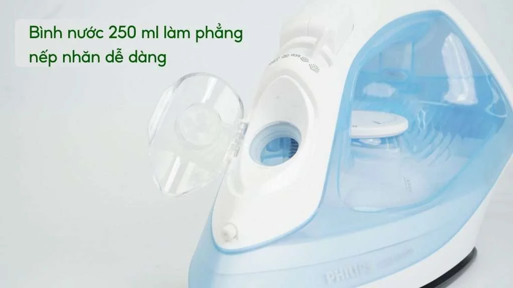 Bàn ủi hơi nước Philips DST2010_20 Xanh dương Bình nước 250 ml