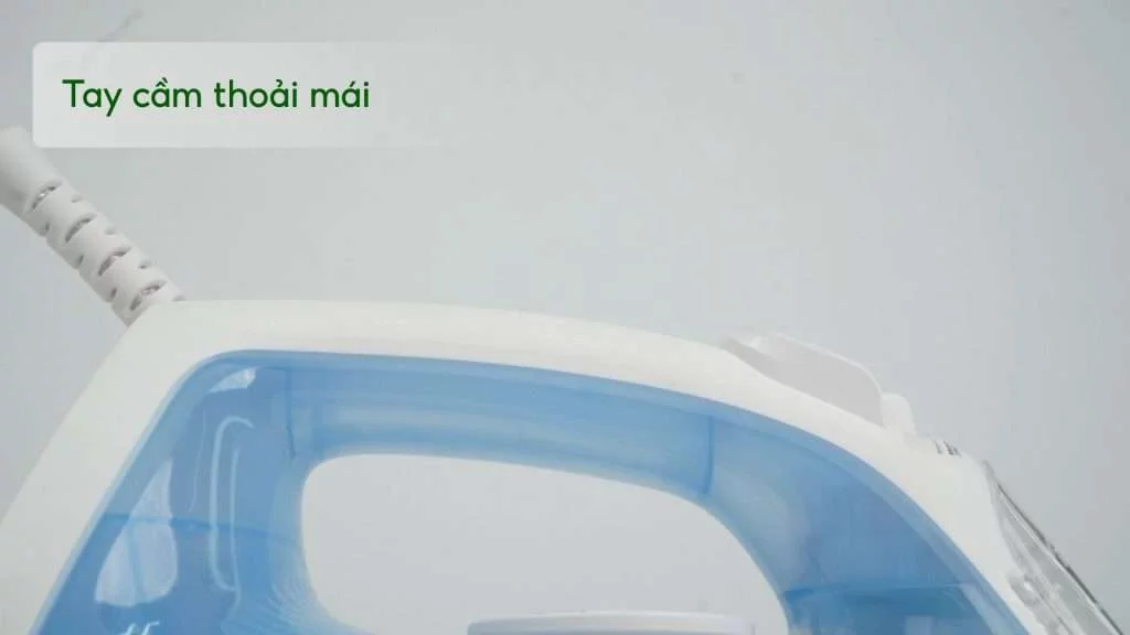 Bàn ủi hơi nước Philips DST2010_20 Xanh dương Tay cầm thoải mái