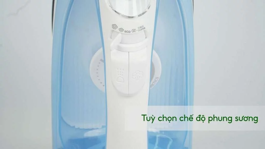 Bàn ủi hơi nước Philips DST2010_20 Xanh dương Tuỳ chọn chế độ phung sương