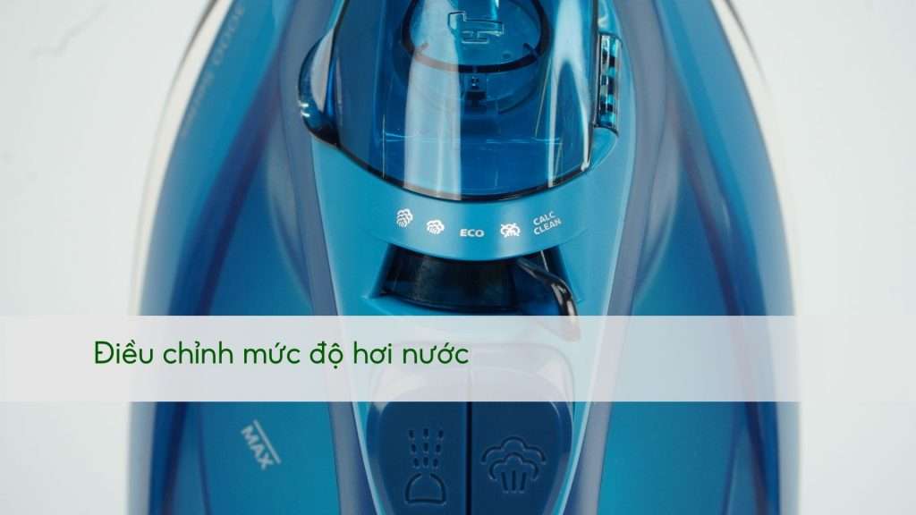 Bàn ủi hơi nước Philips DST3040_70 Xanh dương Điều chỉnh mức độ hơi nước