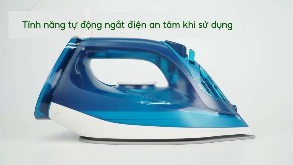 Bàn ủi hơi nước Philips DST3040_70 Xanh dương Tính năng tự động ngắt điện an tâm khi sử dụng