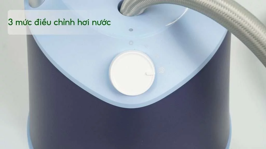 Bàn ủi hơi nước đứng Philips STE1030_20 Xanh dương đậm 3 mức điều chỉnh hơi nước