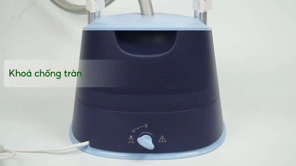 Bàn ủi hơi nước đứng Philips STE1030_20 Xanh dương đậm Khoá chống tràn