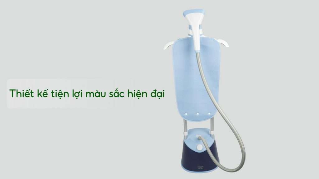 Bàn ủi hơi nước đứng Philips STE1030_20 Xanh dương đậm Thiết kế tiện lợi màu sắc hiện đại