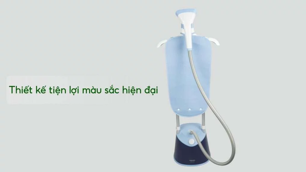 Bàn ủi hơi nước đứng Philips STE1030_20 Xanh dương đậm Thiết kế tiện lợi màu sắc hiện đại