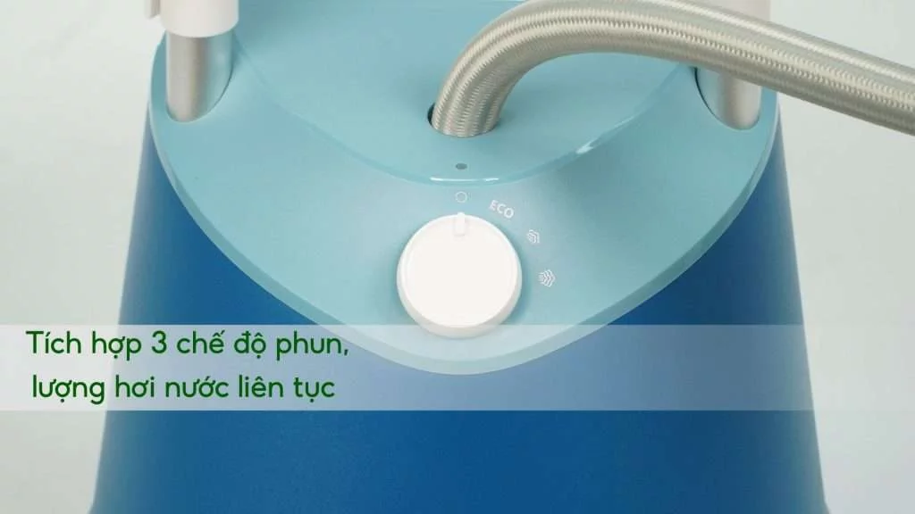 Bàn ủi hơi nước đứng Philips STE1040_20 Xanh dương Tích hợp 3 chế độ phun, lượng hơi nước liên tục