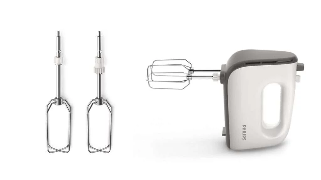 Máy đánh trứng PHILIPS HR3745_00 - Thiết kế que trộn hình nón