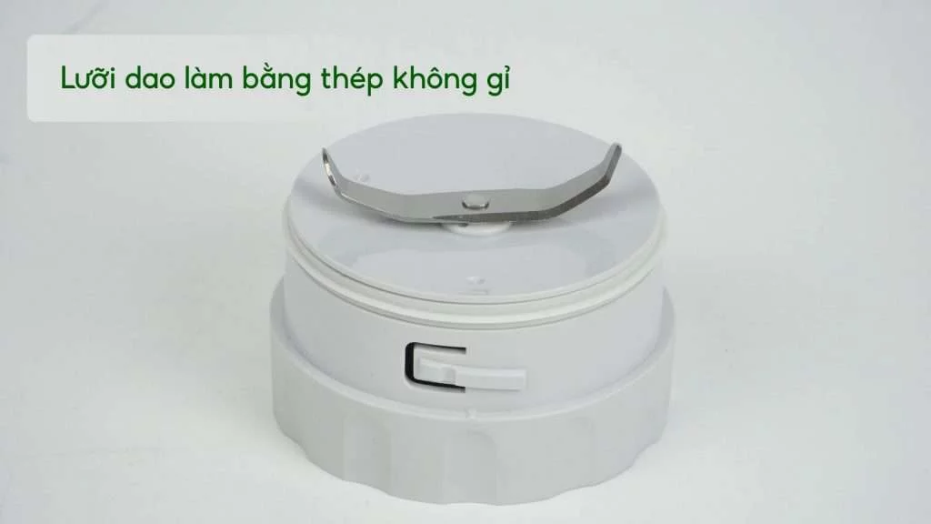 Máy xay sinh tố PHILIPS HR2041_10_Trắng Lưỡi dao làm bằng thép không gỉ