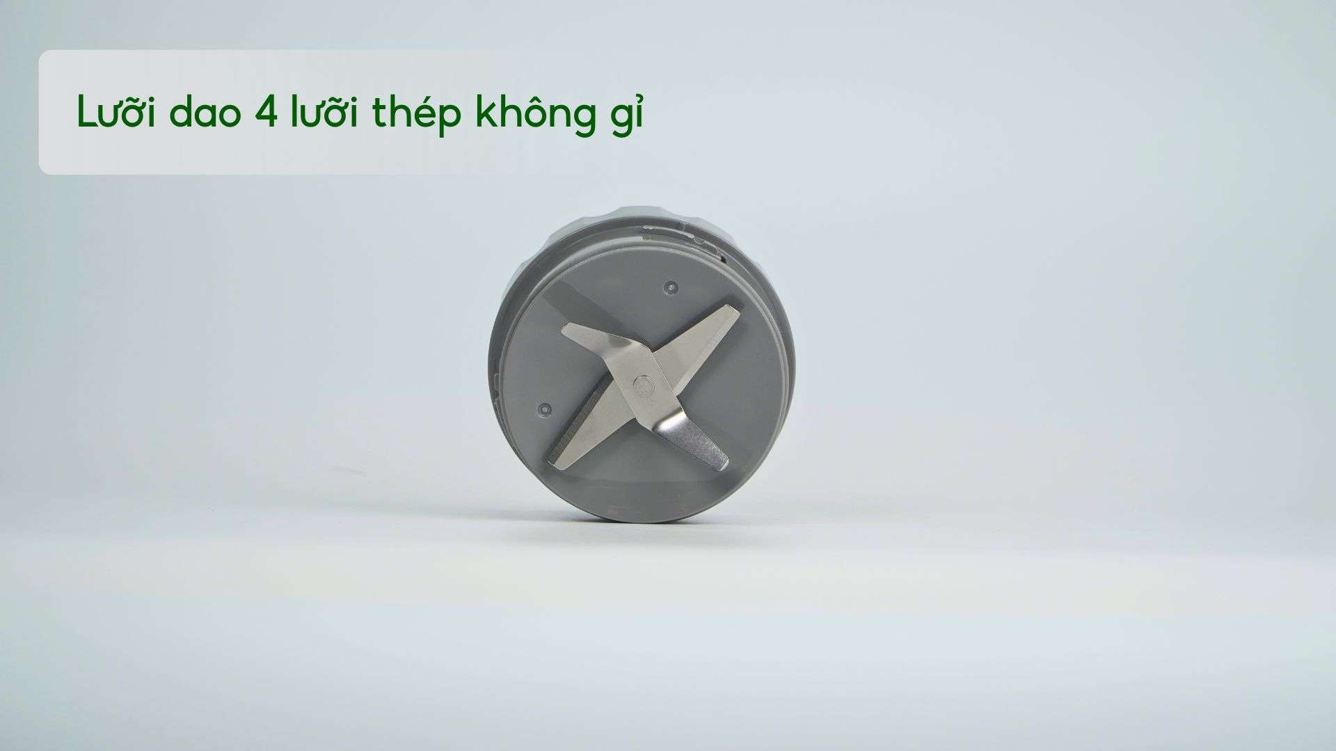 Máy xay sinh tố PHILIPS HR2041_30 Trắng Lưỡi dao 4 lưỡi thép không gỉ