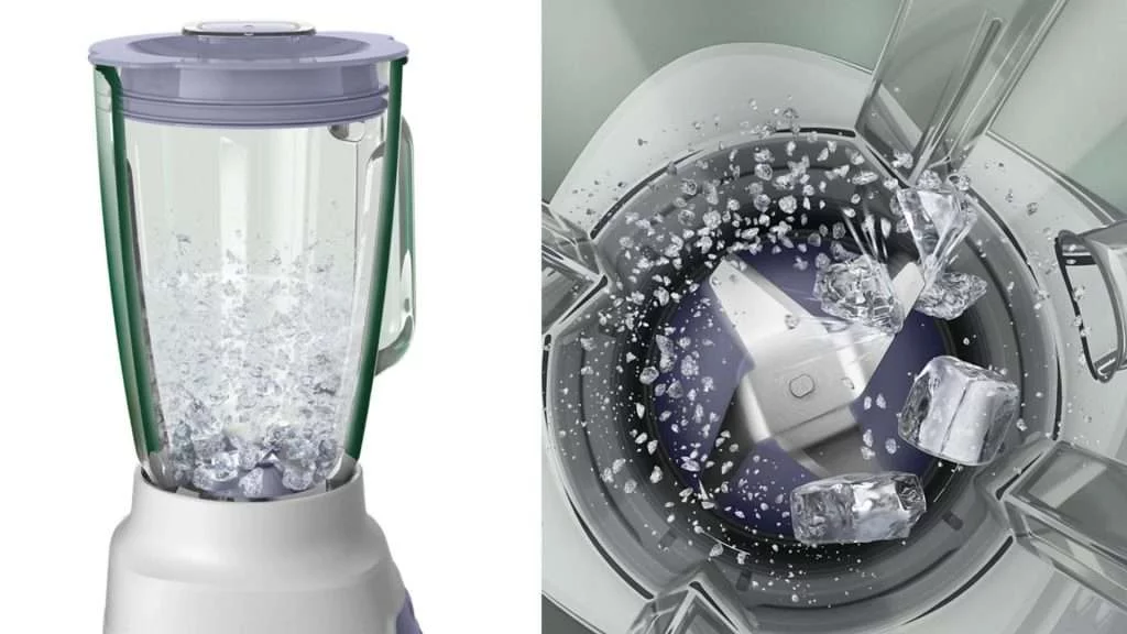 Máy xay sinh tố PHILIPS HR2222_00 - Lưỡi dao xay 4 cánh độc đáo