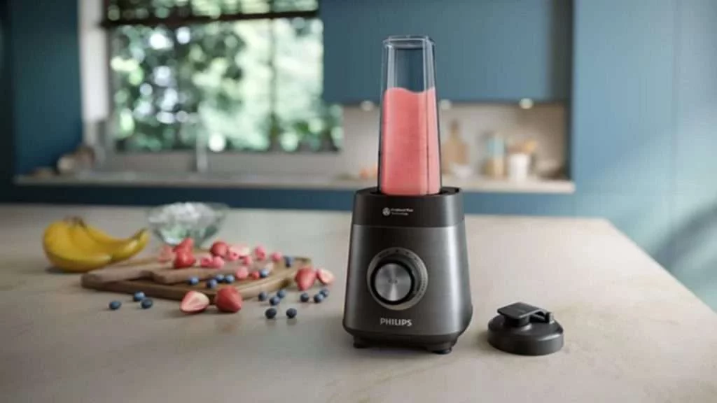 Máy xay sinh tố PHILIPS HR3041_00 - Xay trực tiếp với bình uống cầm tay