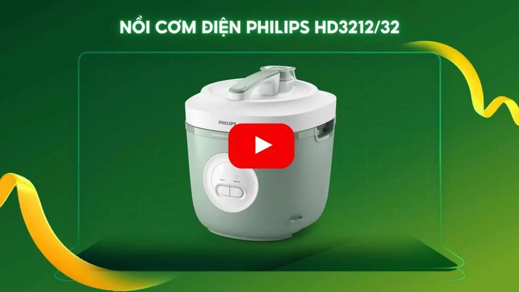 Nồi Cơm Điện PHILIPS HD321232 Xanh bạc hà