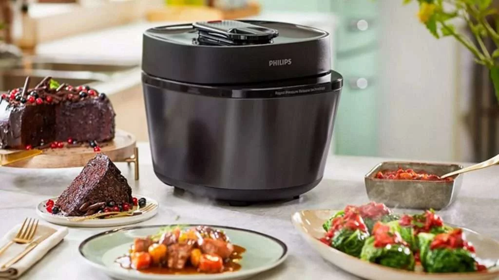 Nồi áp suất PHILIPS HD2151_66 - Dung tích 5 lít phù hợp 5-6 người ăn