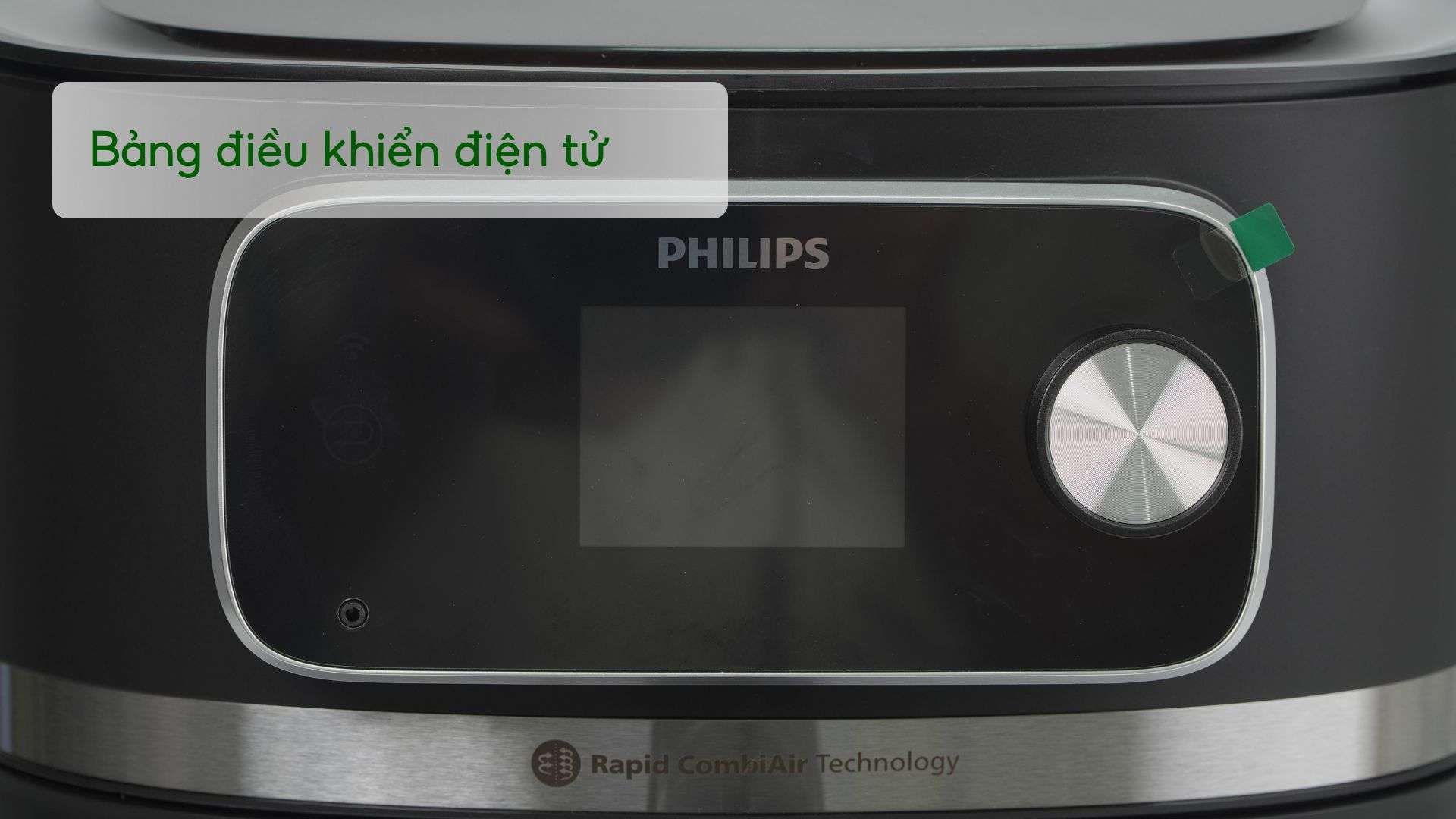Nồi chiên không dầu PHILIPS HD9880_90 Đen nhám Bảng điều khiển điện tử