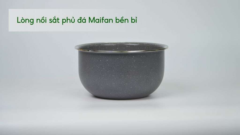 Nồi cơm điện tử PHILIPS HD4539_62_Đen viền đồng Lòng nồi sắt phủ đá Maifan bền bỉ