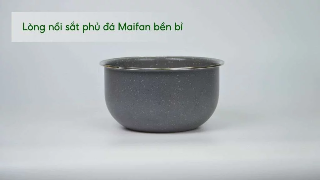 Nồi cơm điện tử PHILIPS HD4539_62_Đen viền đồng Lòng nồi sắt phủ đá Maifan bền bỉ