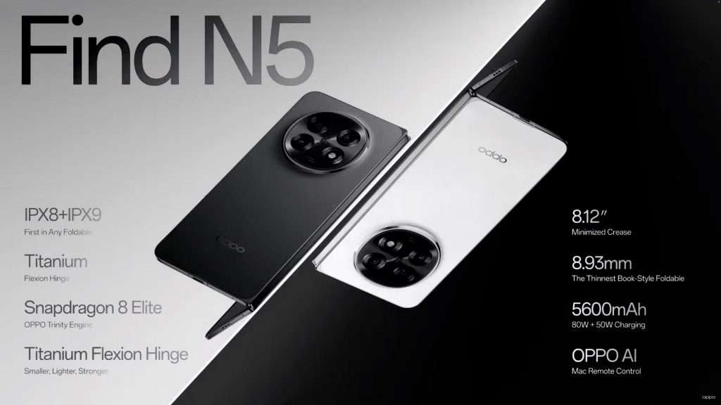 Oppo Find N5 ra mắt _ Mỏng đến bất ngờ