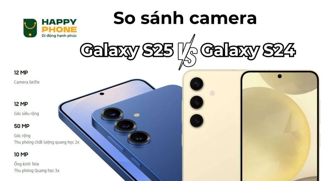 So sánh camera chụp hình, zoom S25 với S24